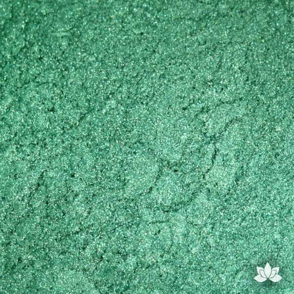 Super green Luster Dust colors for cake decorating fondant cakes, gumpaste sugarflowers, cake toppers, & other cake decorations. Wholesale cake supply. Bakery Supply. Bottle green Lustre Dust Color.