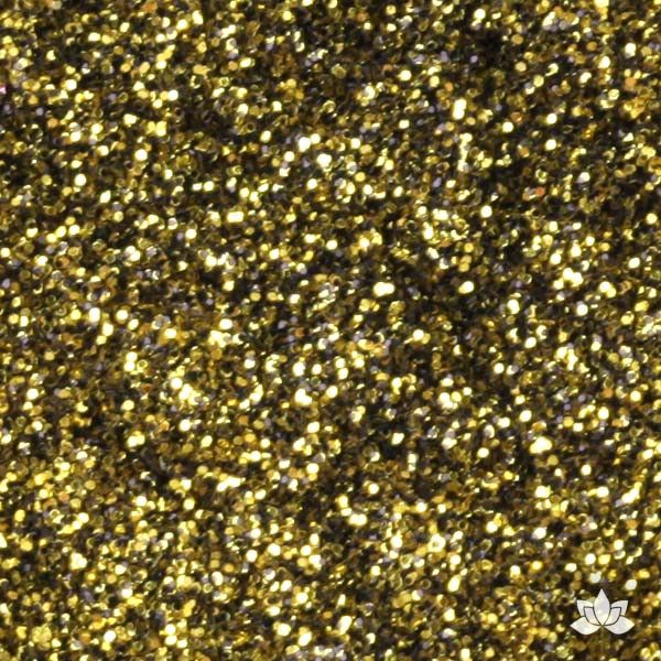 Antique Gold Disco Dust Pixie Dust. Disco Dust is a Non-toxic fine glitter for cake decorating that will add a touch of color to your fondant cakes & cupcakes.  Caljava Wholesale cake supply. FondX