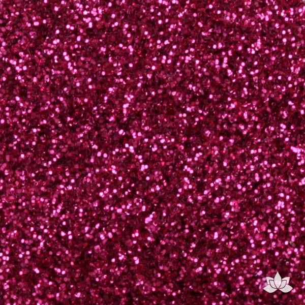 Bright Pink Disco Dust Pixie Dust. Disco Dust is a Non-toxic fine glitter for cake decorating that will add a touch of color to your fondant cakes & cupcakes.  Caljava Wholesale cake supply. FondX