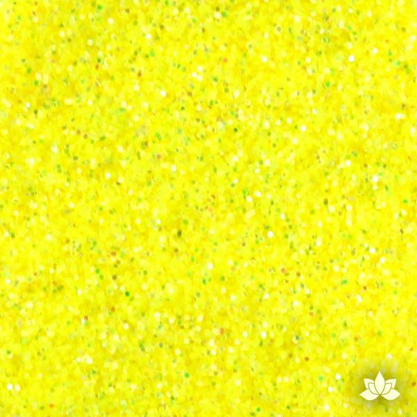 Citrus Yellow Disco Dust Pixie Dust. Disco Dust is a Non-toxic fine glitter for cake decorating that will add a touch of color to your fondant cakes & cupcakes.  Caljava Wholesale cake supply. FondX
