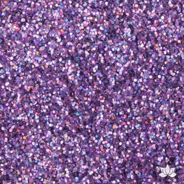 Lavender Disco Dust Pixie Dust. Disco Dust is a Non-toxic fine glitter for cake decorating that will add a touch of color to your fondant cakes & cupcakes.  Caljava Wholesale cake supply. FondX