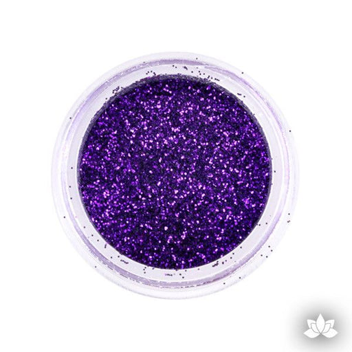 Lilac Disco Dust Pixie Dust. Disco Dust is a Non-toxic fine glitter for cake decorating that will add a touch of color to your fondant cakes & cupcakes.  Caljava Wholesale cake supply. FondX