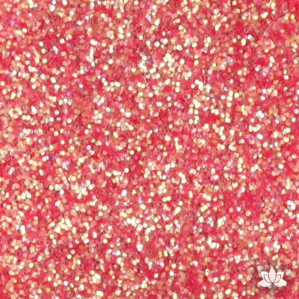 Strawberry Disco Dust Pixie Dust. Disco Dust is a Non-toxic fine glitter for cake decorating that will add a touch of color to your fondant cakes & cupcakes.  Caljava Wholesale cake supply. FondX