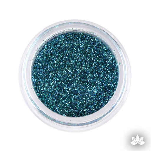 Teal Disco Dust Pixie Dust. Disco Dust is a Non-toxic fine glitter for cake decorating that will add a touch of color to your fondant cakes & cupcakes.