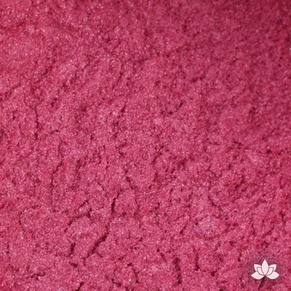 Deep Pink Luster Dust colors for cake decorating fondant cakes, gumpaste sugarflowers, cake toppers, & other cake decorations. Wholesale cake supply. Bakery Supply. Lustre Dust Color.