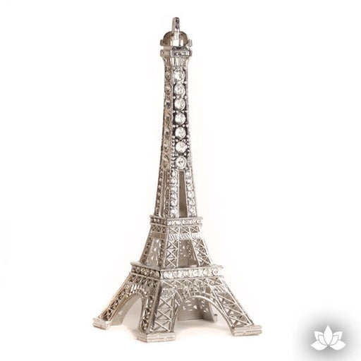 Silver Eiffel Tower Cake Topper perfect for Paris themed cakes
