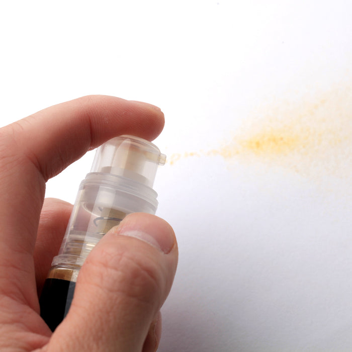 Edible Gold Dust in an easy-to-use Dust Pump Bottle for cake decorating or topping for food.
