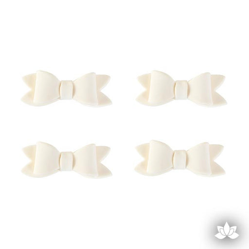 Extra Small Simple Bow Tie - Ivory