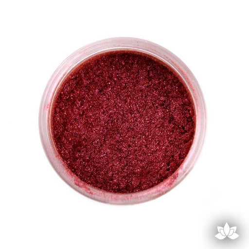 Claret Luster Dust Colors food coloring perfect for cake decorating fondant cakes, cupcakes, cake pops, wedding cakes, and sugarflowers. Dusting color. Cake supply.