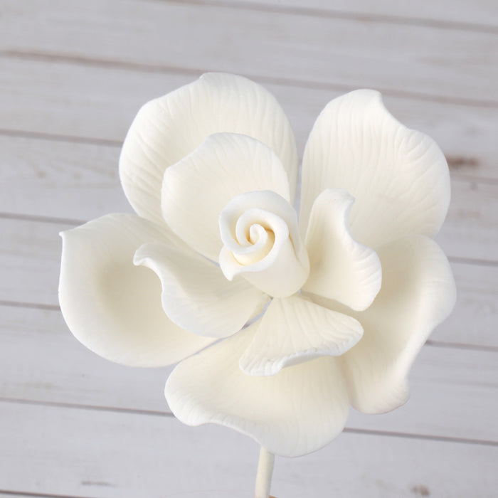 Gum paste rose sugar flower cake toppers great for decorating your own cake.