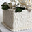 Large white gumpaste peony spray arrangement handmade cake decoration. Caljava