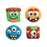 Royal Icing Toppers Monster Face Icing Decorations perfect for decorating cakes, cupcakes, cookies, candy and chocolates.  