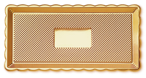 Rectangular Medoro Pastry Tray great for pastries, sandwiches, cakes, cupcakes, appetizers, hors d'oeuvres, cookies, brownies, sushi, savory items, and other edible food products. Wholesale food protection for bakery and restaurants.