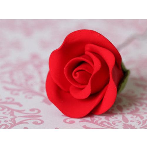 Small Tea Roses - Red