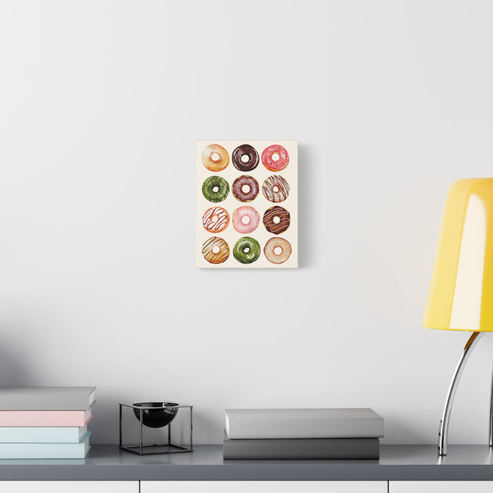 Donut Painting Wall Art – Canvas Print