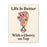 Life is Better with a Cherry on Top Quote Wall Art – Canvas Print