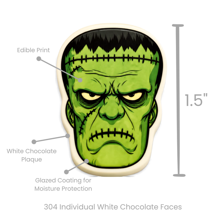 Chocolate Halloween Plaque Toppers – Edible Chocolate Accents for Pastry Chefs & Catering