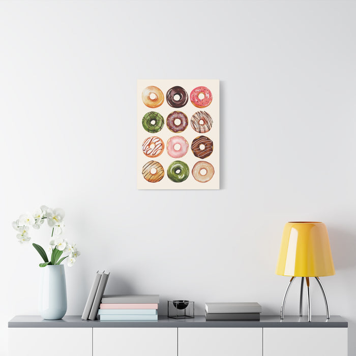 Donut Painting Wall Art – Canvas Print