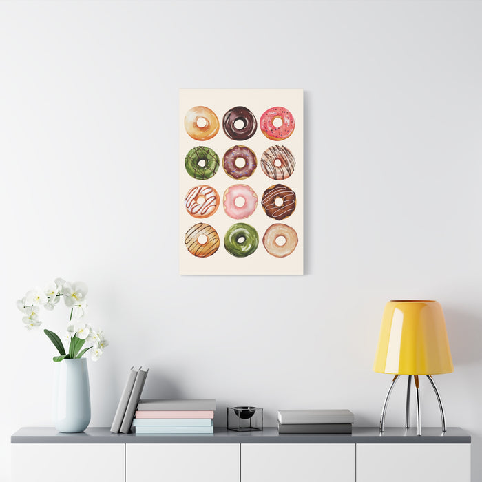 Donut Painting Wall Art – Canvas Print
