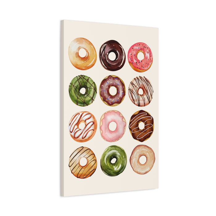 Donut Painting Wall Art – Canvas Print