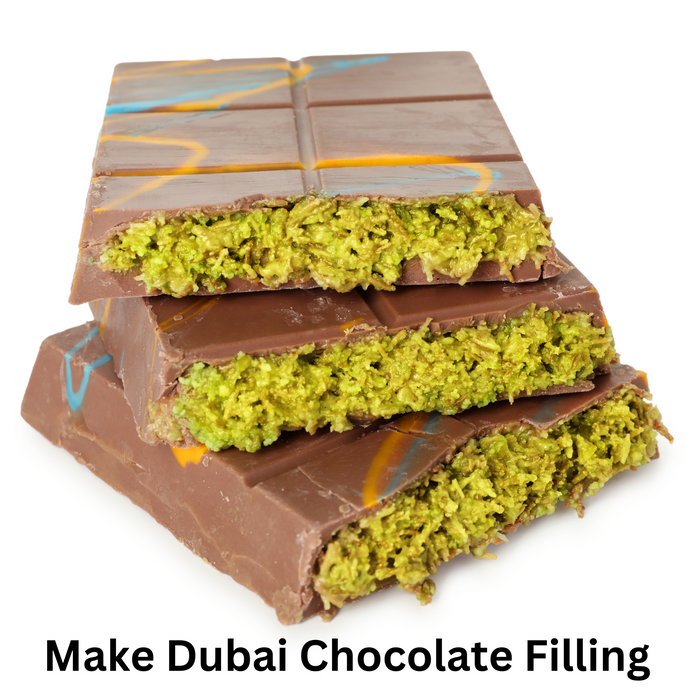 Premium Toasted Shredded Kataifi Dough for Dubai Chocolate Bars, Kunafa, and Baklava – Vegan, All-Natural Pastry Ingredient for Chocolatiers and Pastry Chefs by Caljava