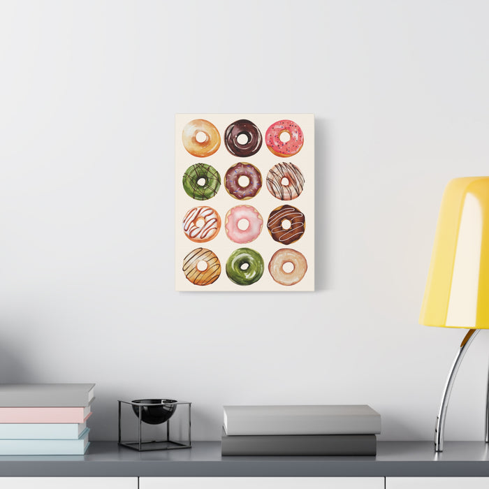 Donut Painting Wall Art – Canvas Print