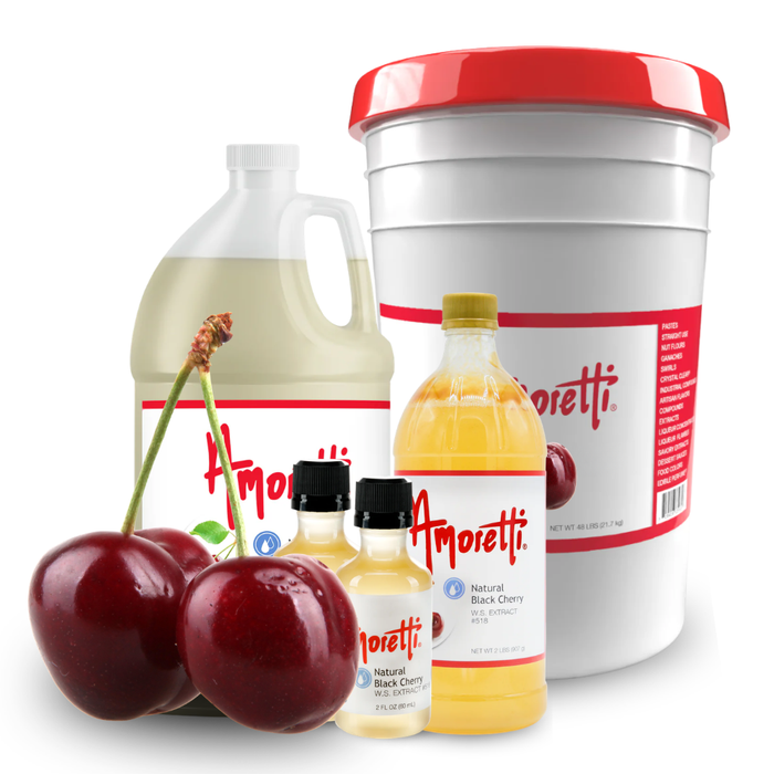 Natural Black Cherry Extract Water Soluble by Amoretti