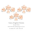 Assorted 12 pack of ivory English garden rose sugar flowers in four mixed sizes for custom cake decorating of wedding cakes by Caljava