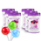 Commercial 6-pack box of LorAnn Hard Candy Mix for high-volume confectionery kitchens.