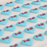 Bulk ready-made royal icing conversation hearts for candy makers to decorate chocolate bars, truffles, and sweets