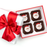 Christmas Santa Face Royal Icing Toppers for decorating Chocolates for Holiday season by Caljava. Christmas gift box of Santa Chocolates.