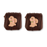 0.75 inch bunny royal icing decorations for Easter candy making, chocolate covered treats, and bakery desserts