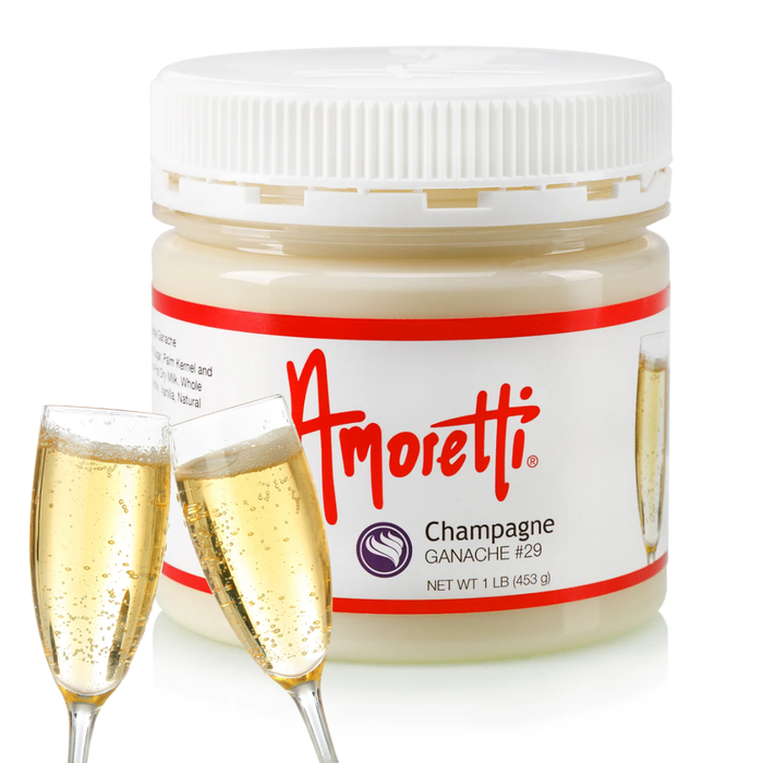 Premium Champagne Ganache by Amoretti - Bakery Glaze & Pastry Filling