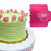 Stainless Steel Cake Comb Icing Scraper by Caljava – Perfect for adding detailed textures and designs to buttercream cakes. Durable, professional-quality cake decorating tool