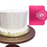 Stainless Steel Cake Comb Icing Scraper by Caljava – Perfect for adding detailed textures and designs to buttercream cakes. Durable, professional-quality cake decorating tool