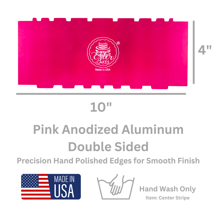Discover our durable stripe cake icing comb scraper, perfect for cake decorating. Create smooth, textured, and patterned finishes on buttercream, fondant, and frosting. Ideal for bakers of all skill levels! Caljava