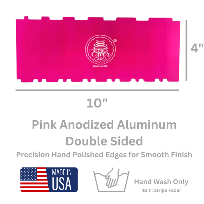 Discover our durable stripe cake icing comb scraper, perfect for cake decorating. Create smooth, textured, and patterned finishes on buttercream, fondant, and frosting. Ideal for bakers of all skill levels! Caljava