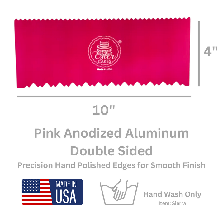 Discover our durable stripe cake icing comb scraper, perfect for cake decorating. Create smooth, textured, and patterned finishes on buttercream, fondant, and frosting. Ideal for bakers of all skill levels! Caljava