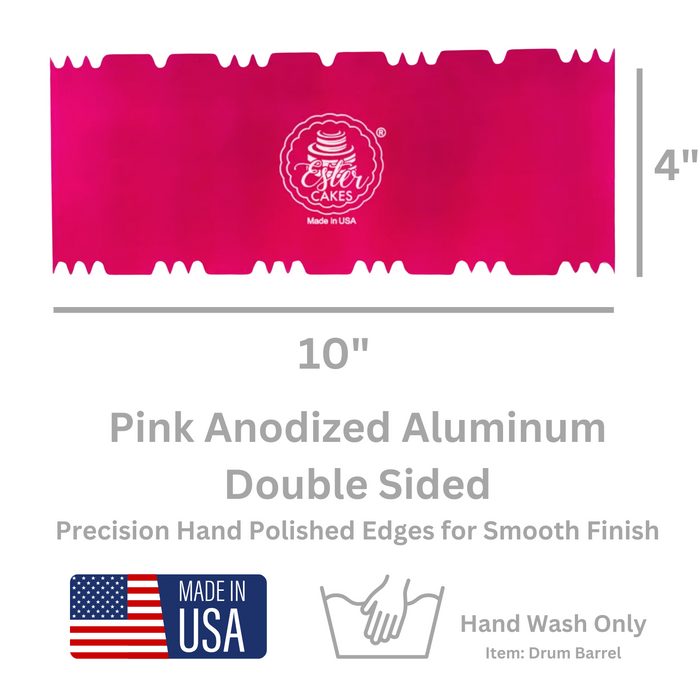 Discover our durable stripe cake icing comb scraper, perfect for cake decorating. Create smooth, textured, and patterned finishes on buttercream, fondant, and frosting. Ideal for bakers of all skill levels! Caljava