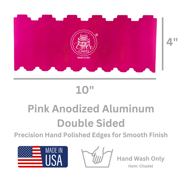 Discover our durable stripe cake icing comb scraper, perfect for cake decorating. Create smooth, textured, and patterned finishes on buttercream, fondant, and frosting. Ideal for bakers of all skill levels! Caljava
