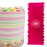 Discover our durable stripe cake icing comb scraper, perfect for cake decorating. Create smooth, textured, and patterned finishes on buttercream, fondant, and frosting. Ideal for bakers of all skill levels! Caljava