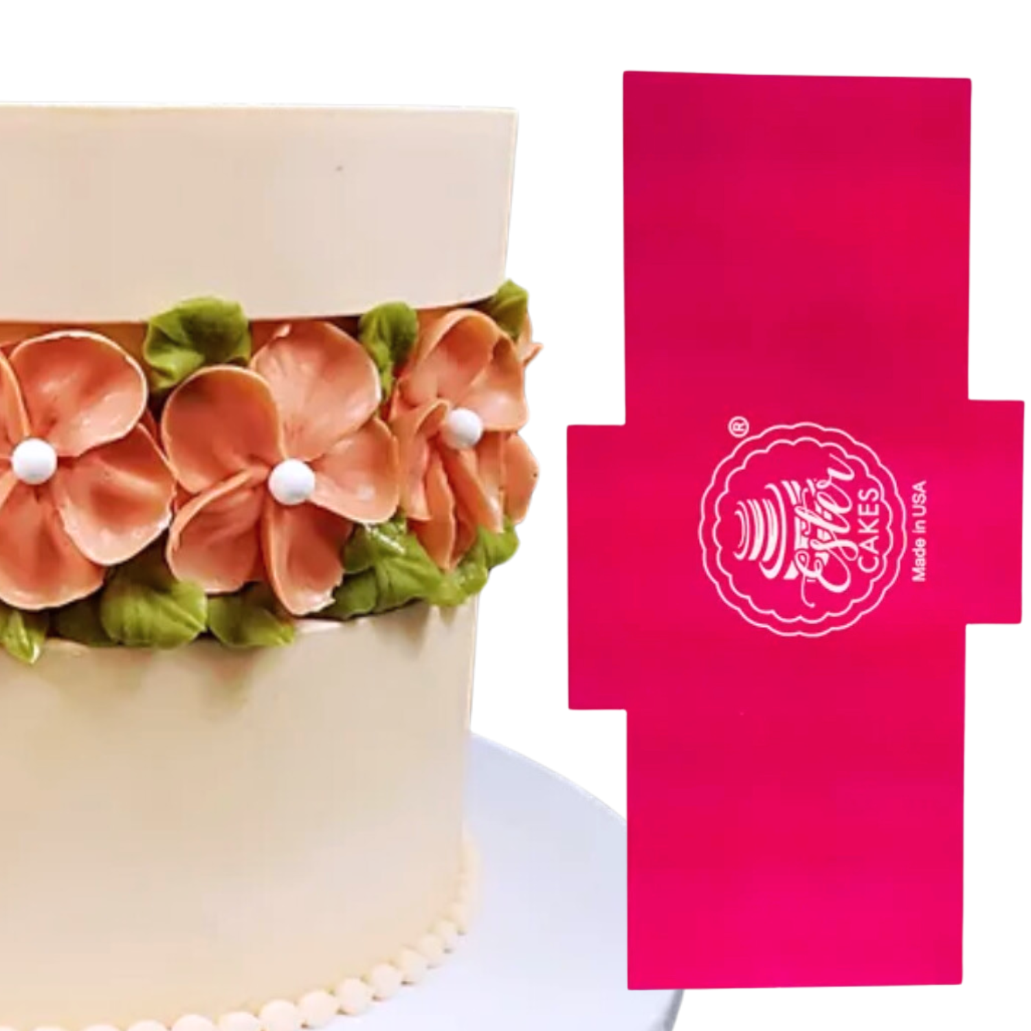Sweet Slot Cake Comb Icing Scraper