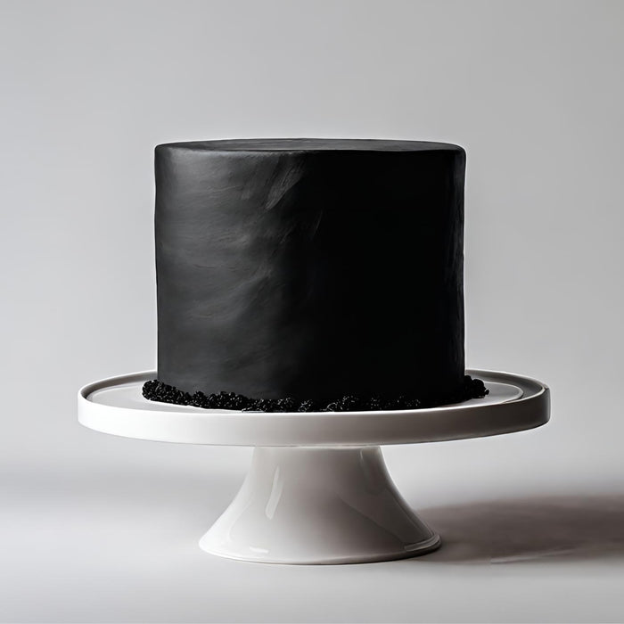 Dark Black FondX fondant icing used for cake decorationing wedding cakes