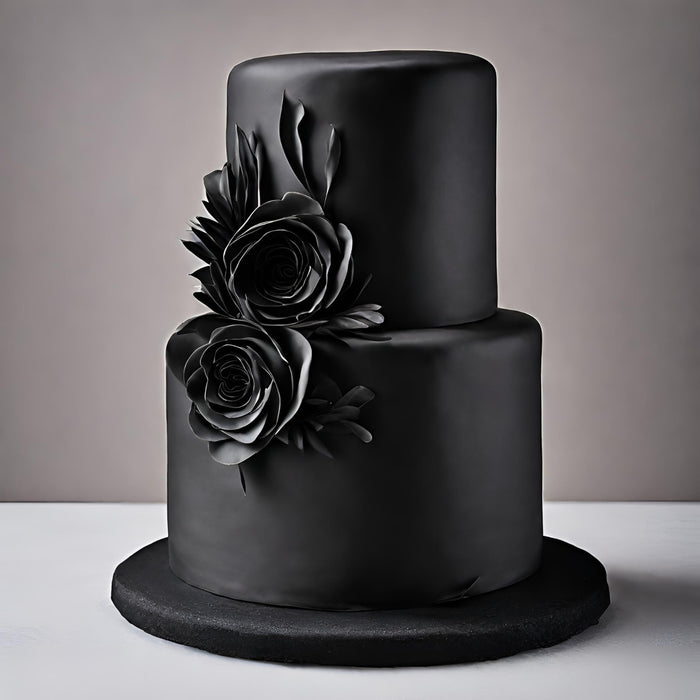 Premium quality Black FondX rolled fondant icing for cake artists and bakers