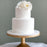 Tiered Wedding cake covered with FondX Virgin White fondant for high end professional cake designs