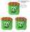 Frankenstein Royal Icing Decorations (Bulk) ready to use edible toppers for chocolates, cookies, brownies, bon bons, truffles and more.