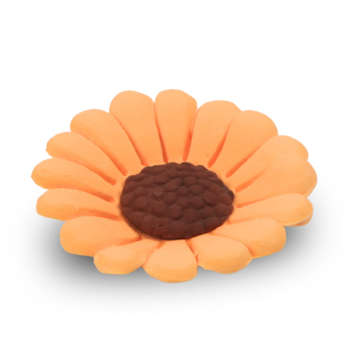 Handmade yellow gum paste sunflower blossoms for professional cake decorators