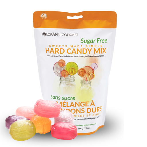 Sugar Free Hard Candy Mix by LorAnn – Easy Mix Base for Isomalt Candies & Lollipops