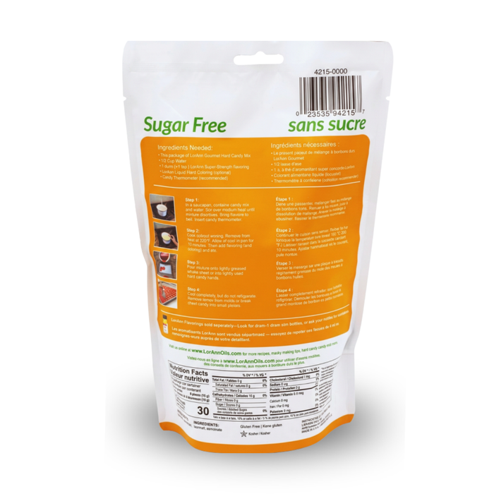 Sugar Free Hard Candy Mix by LorAnn – Easy Mix Base for Isomalt Candies & Lollipops