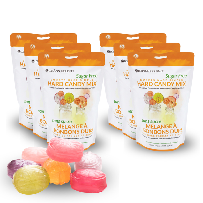Sugar Free Hard Candy Mix by LorAnn – Easy Mix Base for Isomalt Candies & Lollipops